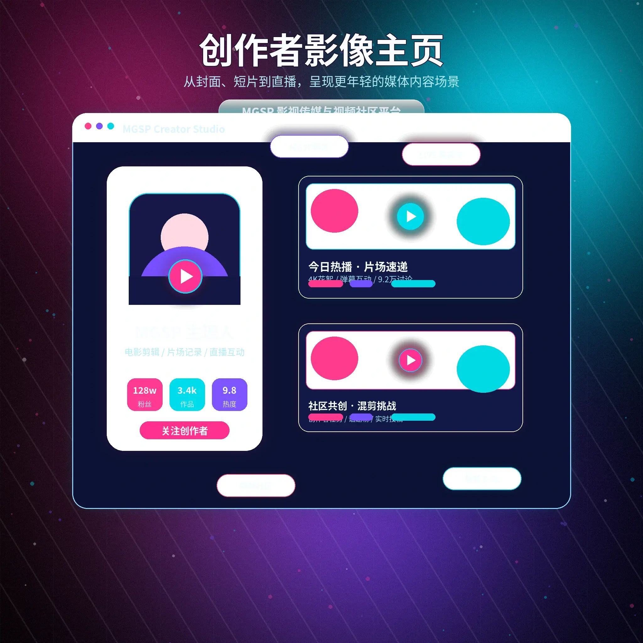 蘑菇视频生活影像创作者动态